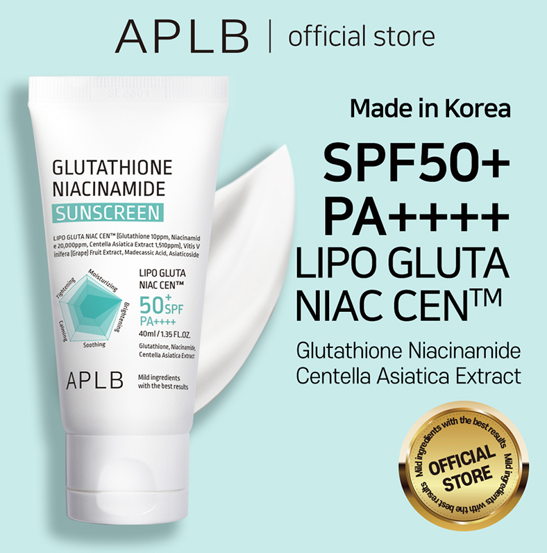 APLB GLUTATHIONE NIACINAMIDE SUNSCREEN 40ml