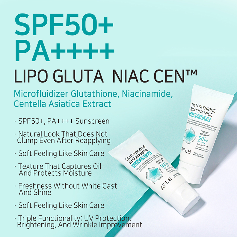 APLB GLUTATHIONE NIACINAMIDE SUNSCREEN 40ml