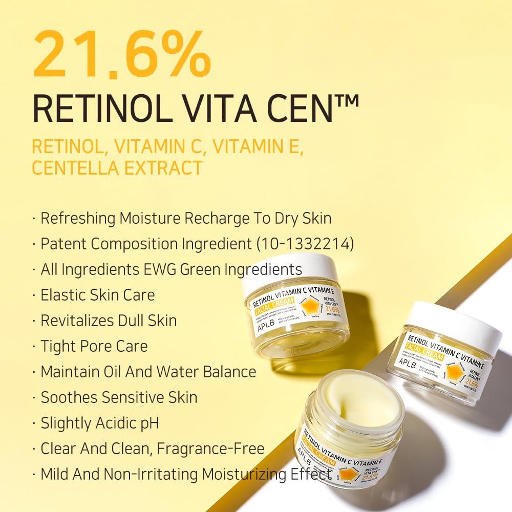 APLB RETINOL VITAMIN C VITAMIN E FACIAL CREAM 55ml