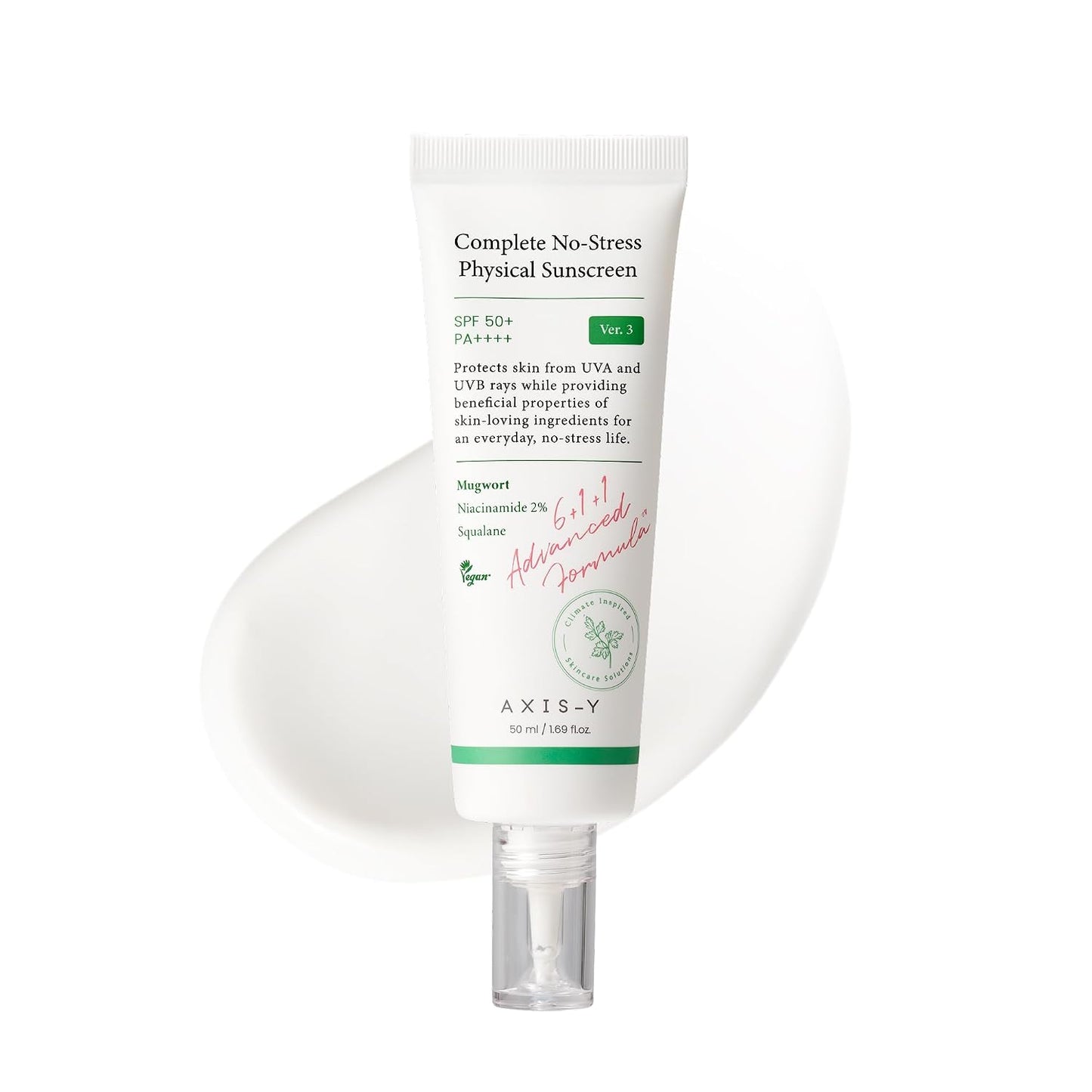 [Axis-Y] Complete No-Stress Physical Sunscreen V3 50ml