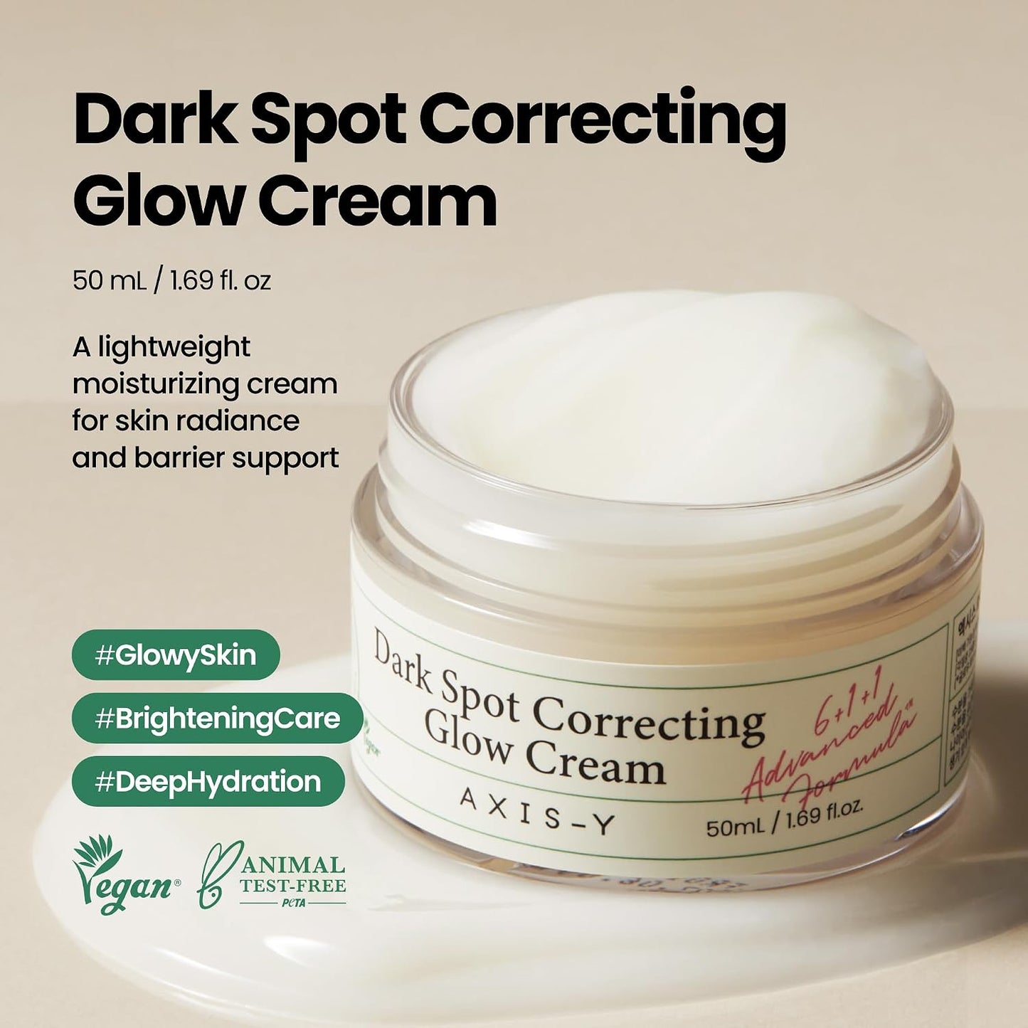 [Axis-Y] Dark Spot Correcting Glow Cream 50ml