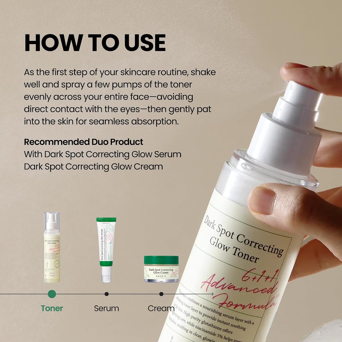 [Axis-Y] Dark Spot Correcting Glow Toner 125ml