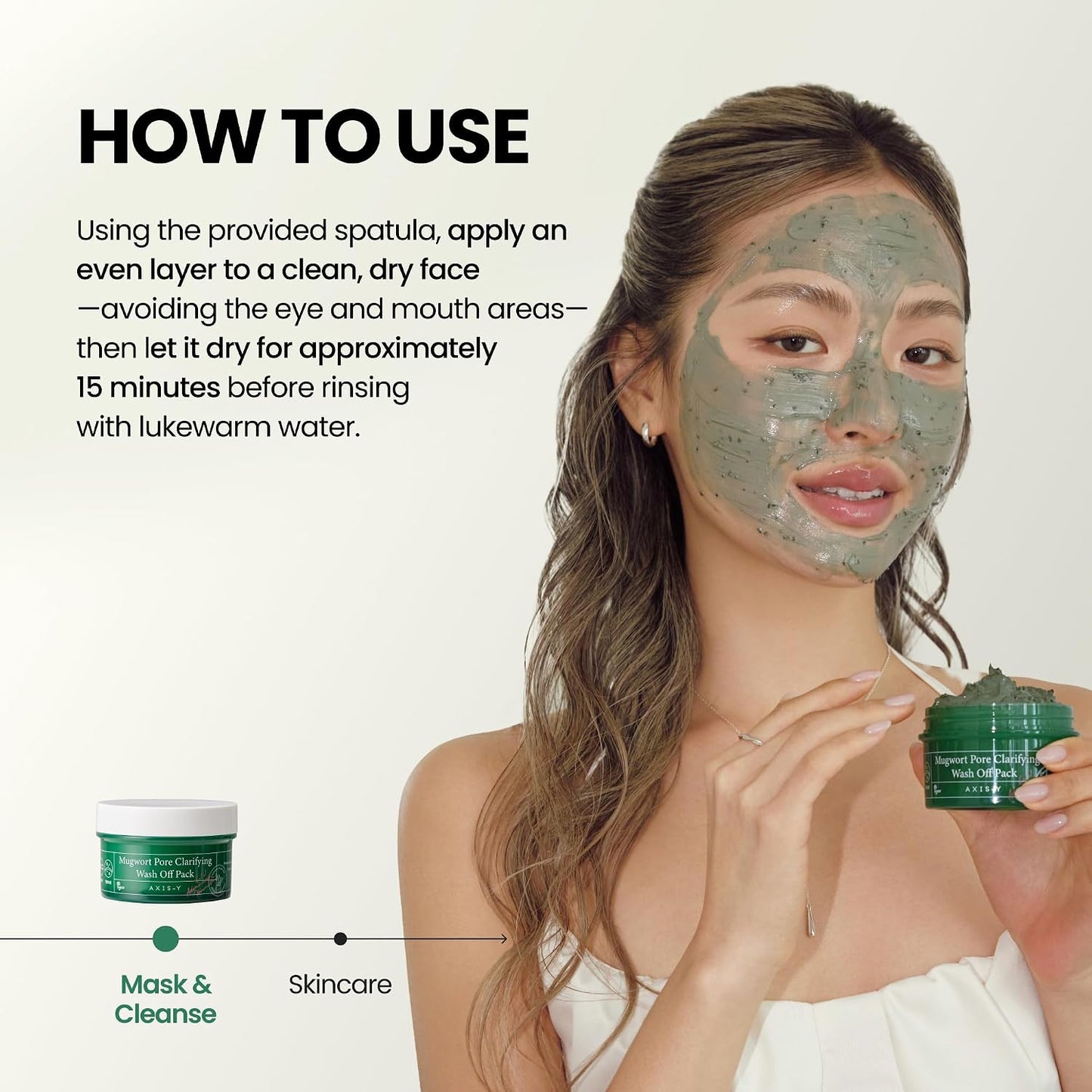 [Axis-Y] Mugwort Pore Clarifying Wash Off Pack 100ml