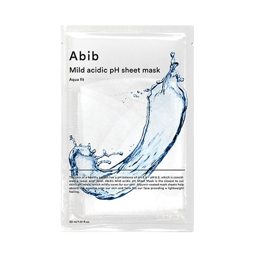 [ABIB] Mild Acidic Ph Sheet Mask Aqua Fit 30ml 10ea