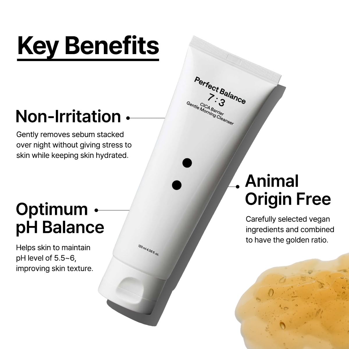 [B:Lab] CICA Barrier Gentle Morning Cleanser 120ml