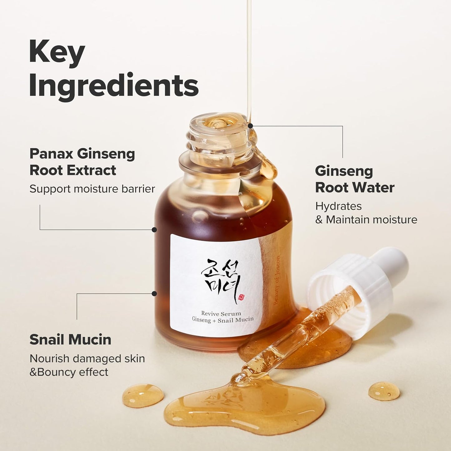 [Beauty of Joseon] Revive Serum: Ginseng + Snail Mucin 30ml
