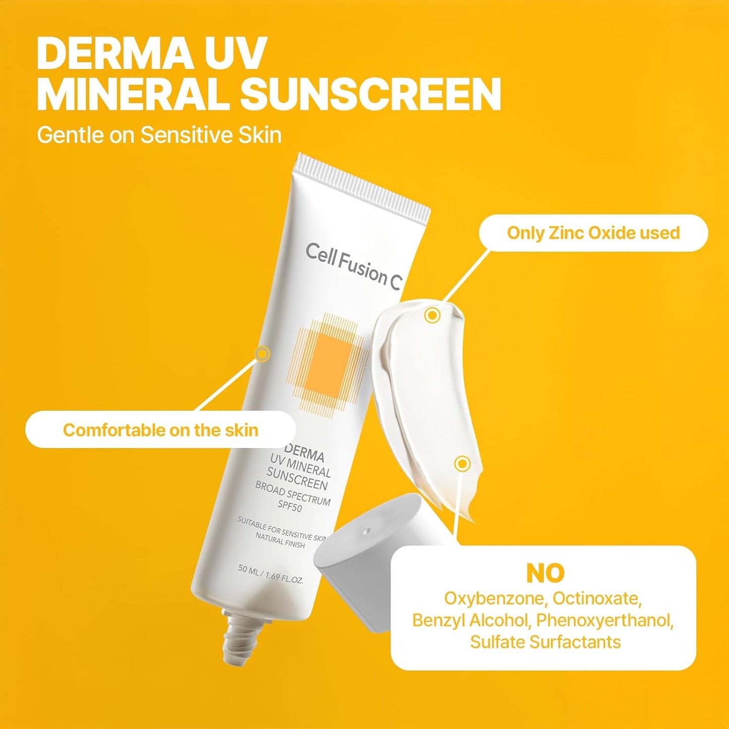 [CELL FUSION C] DERMA RELIEF SUNSCREEN 100 SPF50 PA++++