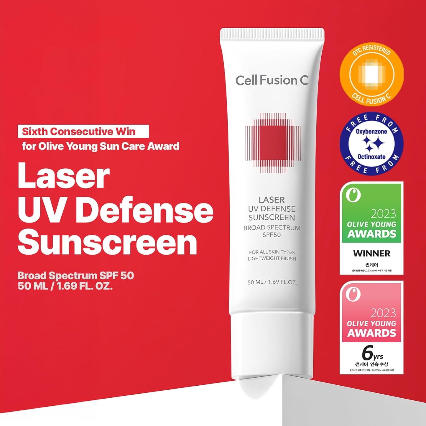 [CELL FUSION C] LASER UV SUNSCREEN SPF50+ PA++++