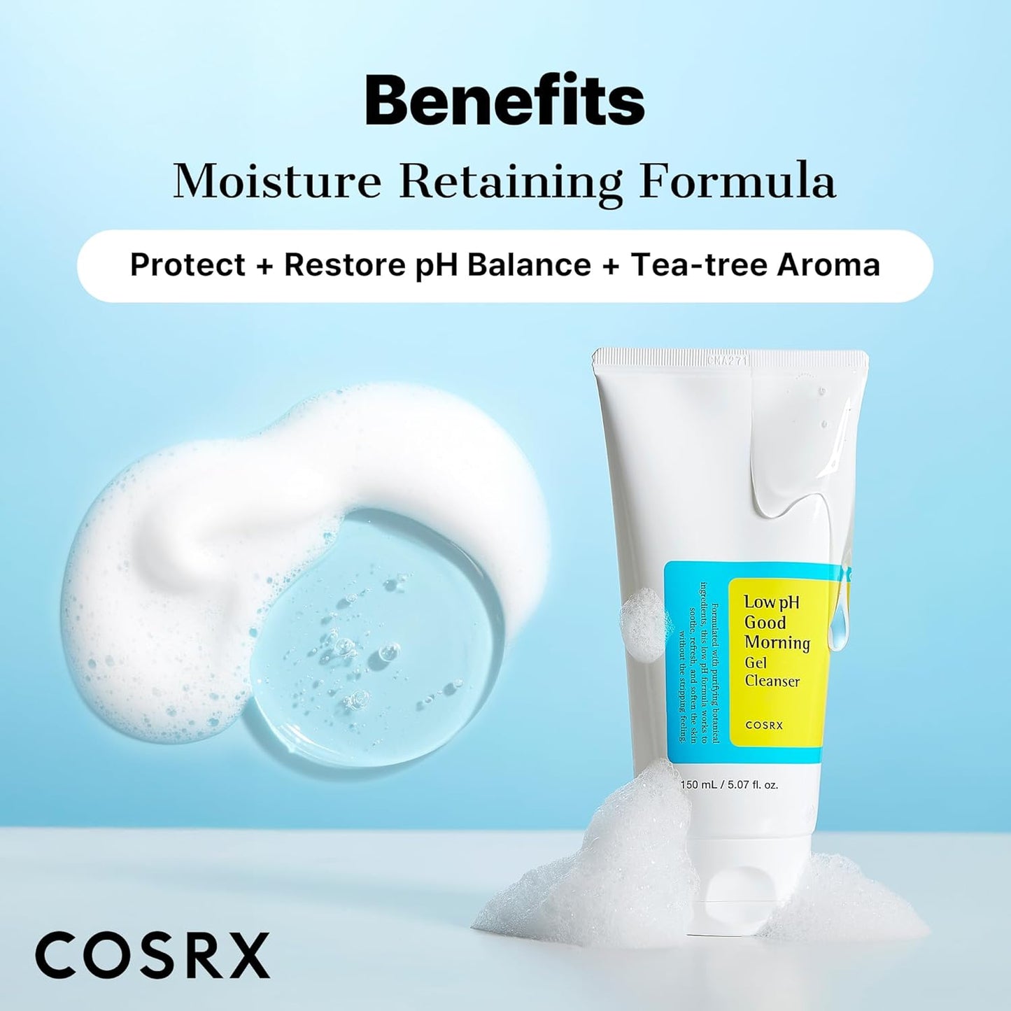 [COSRX] Low pH Good Morning Gel Cleanser 150ml