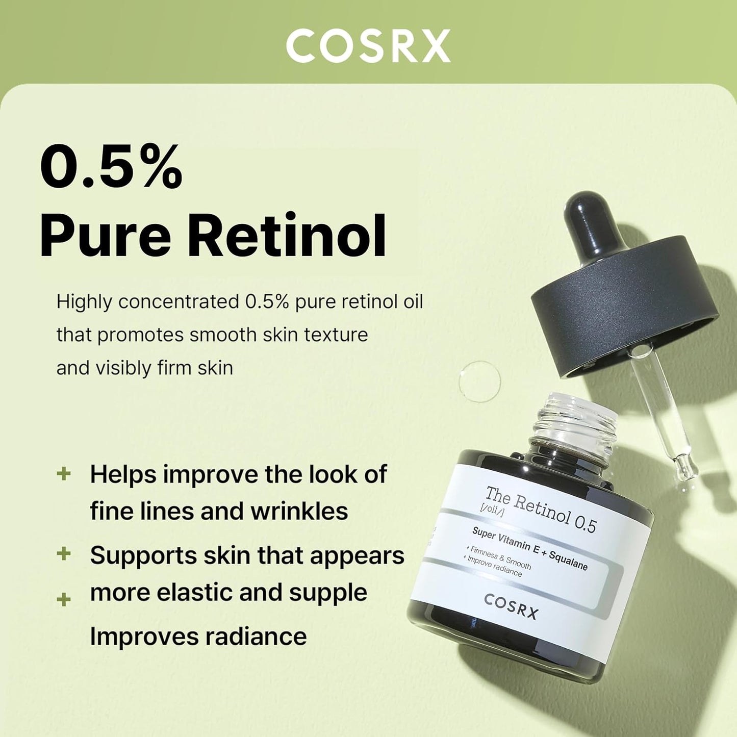 [COSRX] The Retinol 0.5 Oil 20ml