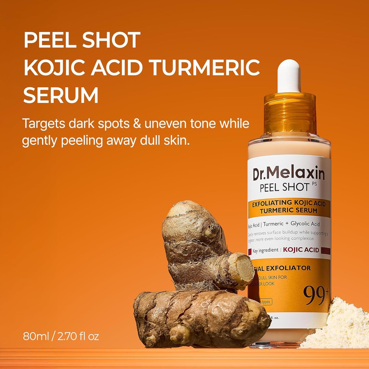 [DR.MELAXIN] Peel Shot Kojic Acid Turmenic Serum 80ml