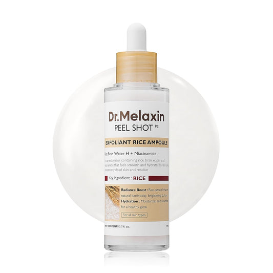 [DR.MELAXIN] Peel Shot Exfoliating White Rice Ampoule 80ml