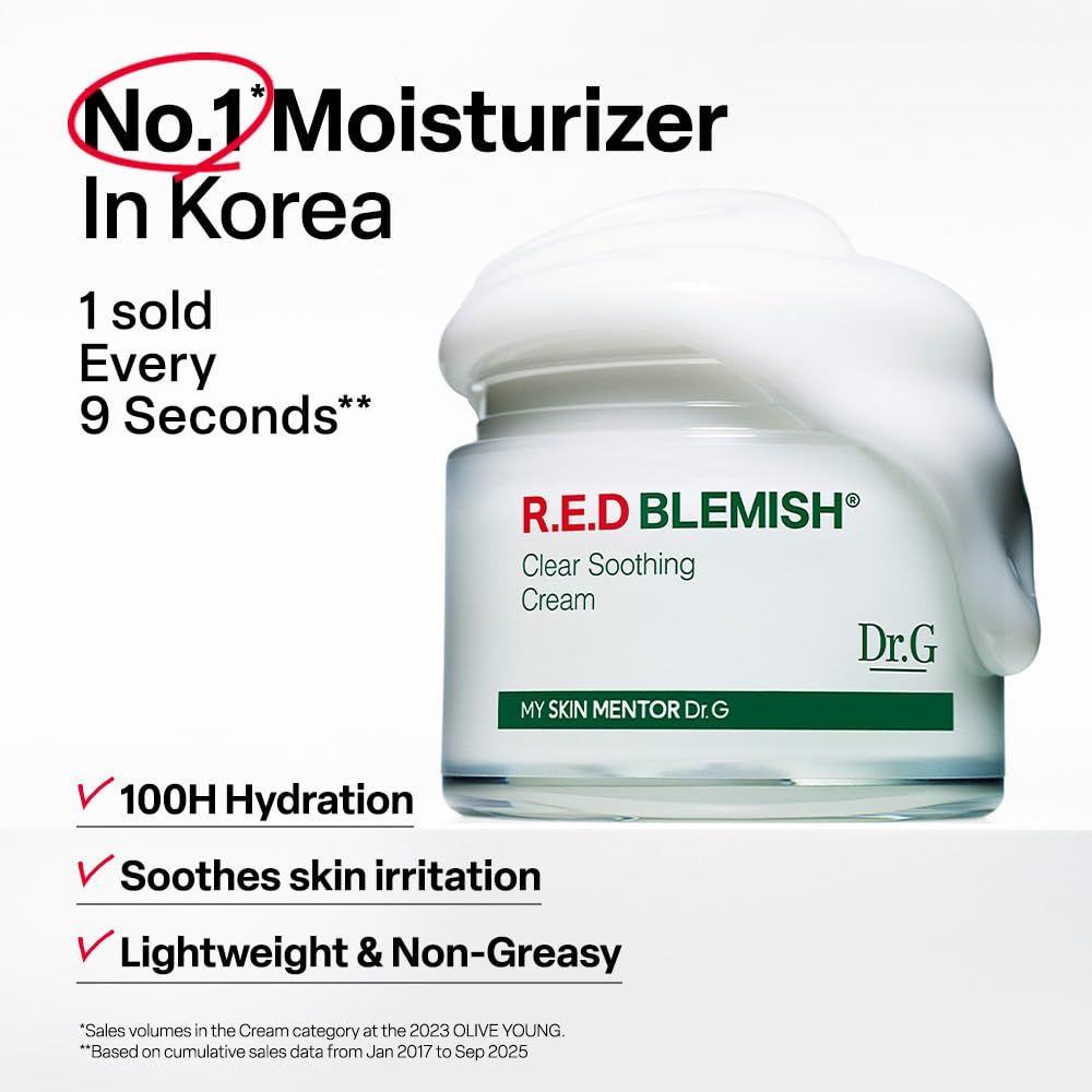 [Dr.G] R.E.D Blemish Clear Soothing Cream 70ml 2022M