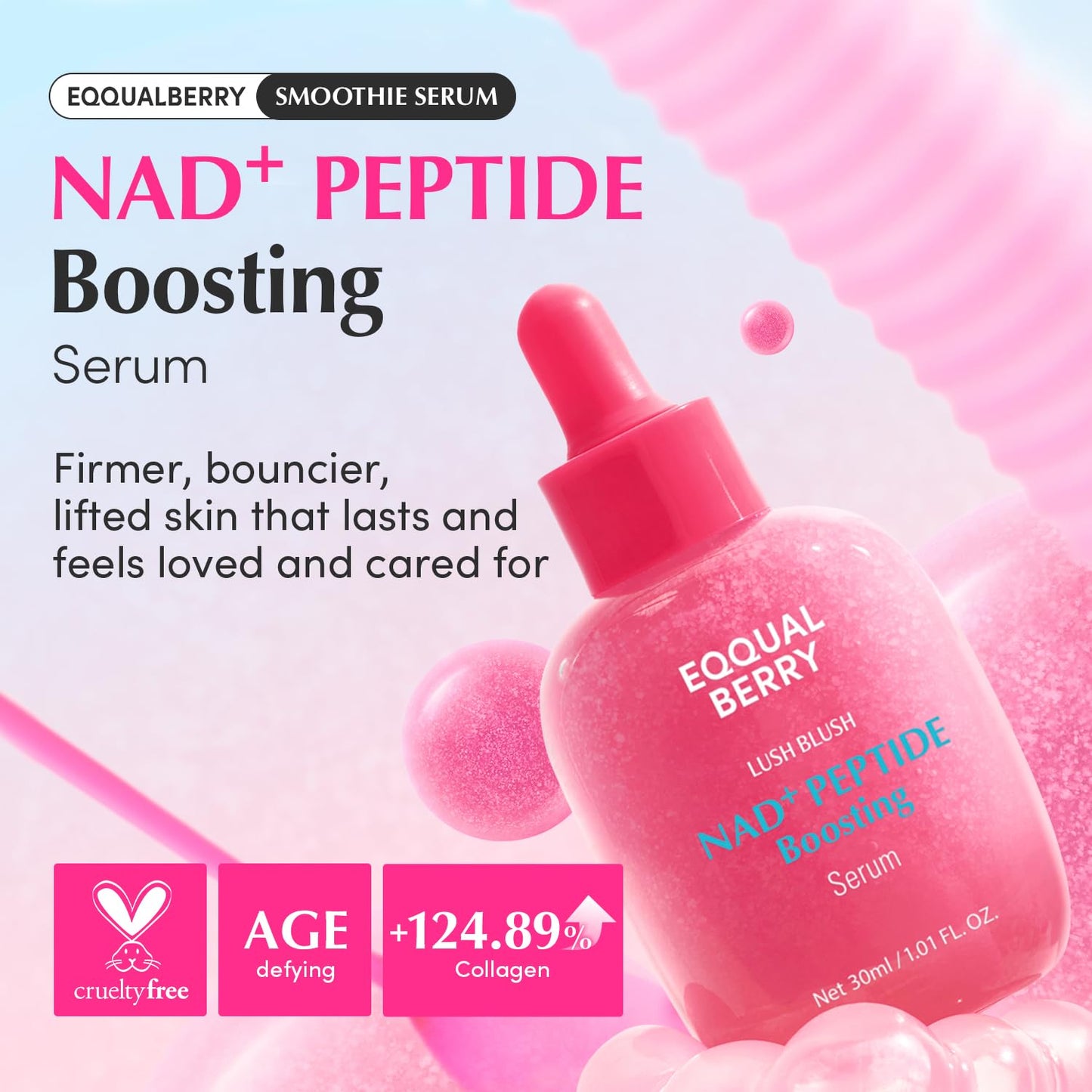 [EQQUALBERRY] NAD+ PEPTIDE BOOSTING SERUM 30ml/NAD+PEPTIDE
