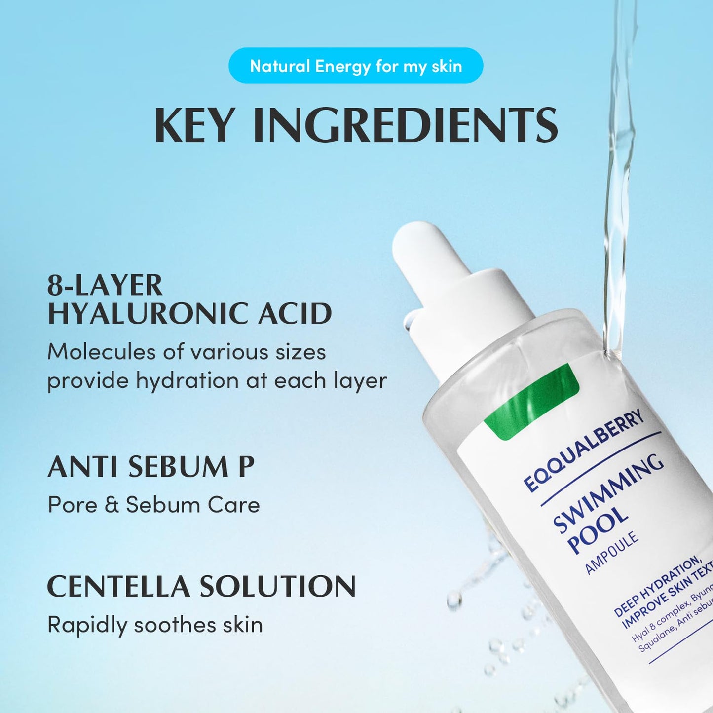 [EQQUALBERRY] Swimming Pool Ampoule 50ml