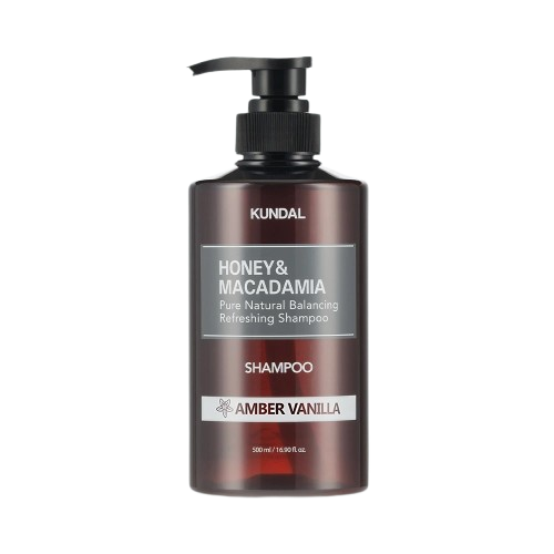 [KUNDAL] Honey & Macadamia Nature Shampoo 500ml - Amber Vanilla