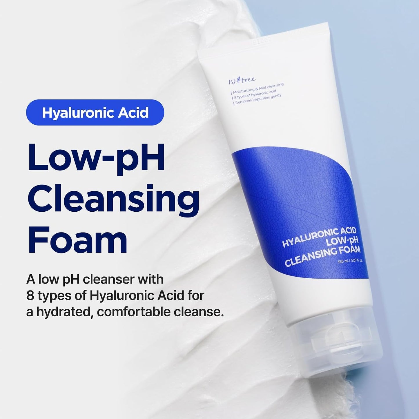 [Isntree] Hyaluronic Acid Low-pH Cleansing Foam 150ml