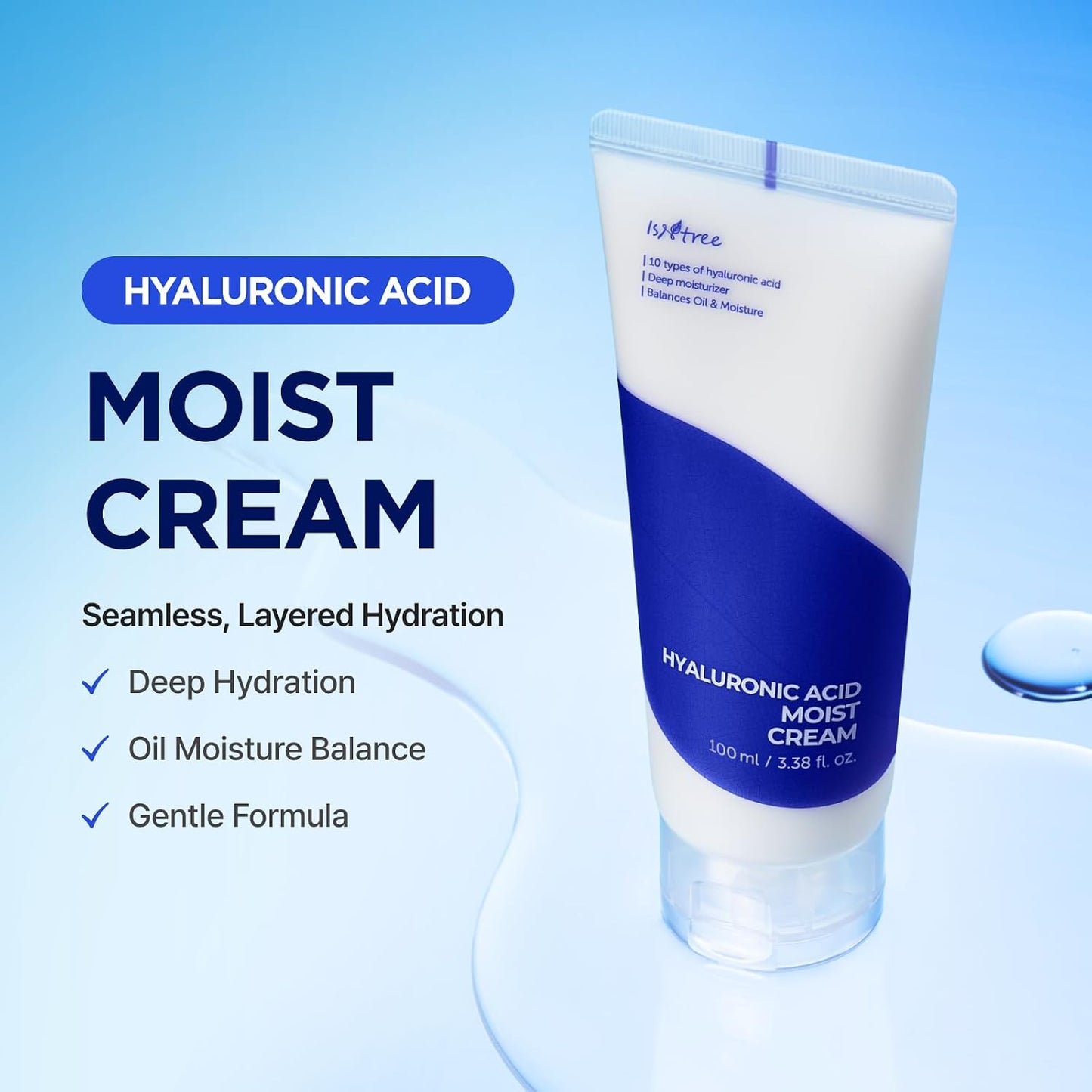 [Isntree] Hyaluronic Acid Moist Cream 100ml