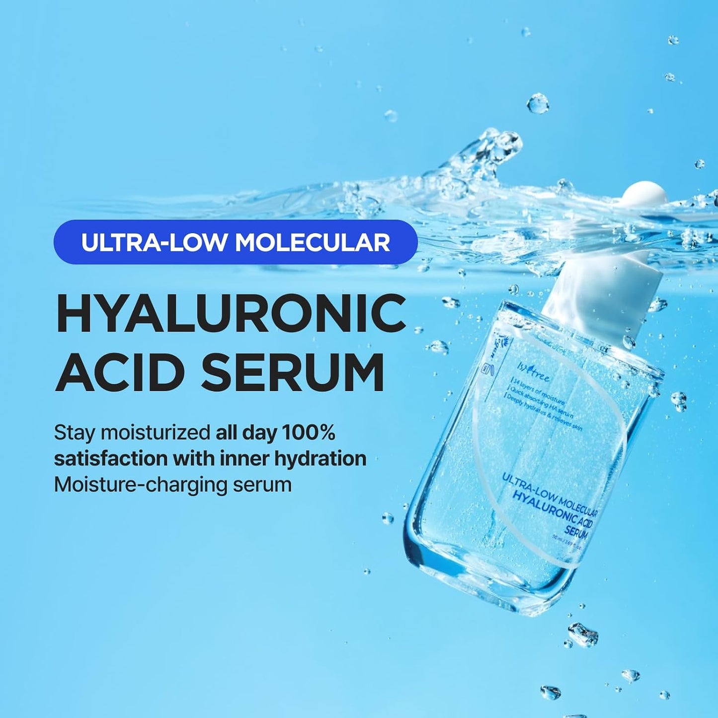[Isntree] Ultra-Low Molecular Hyaluronic Acid Serum 50ml