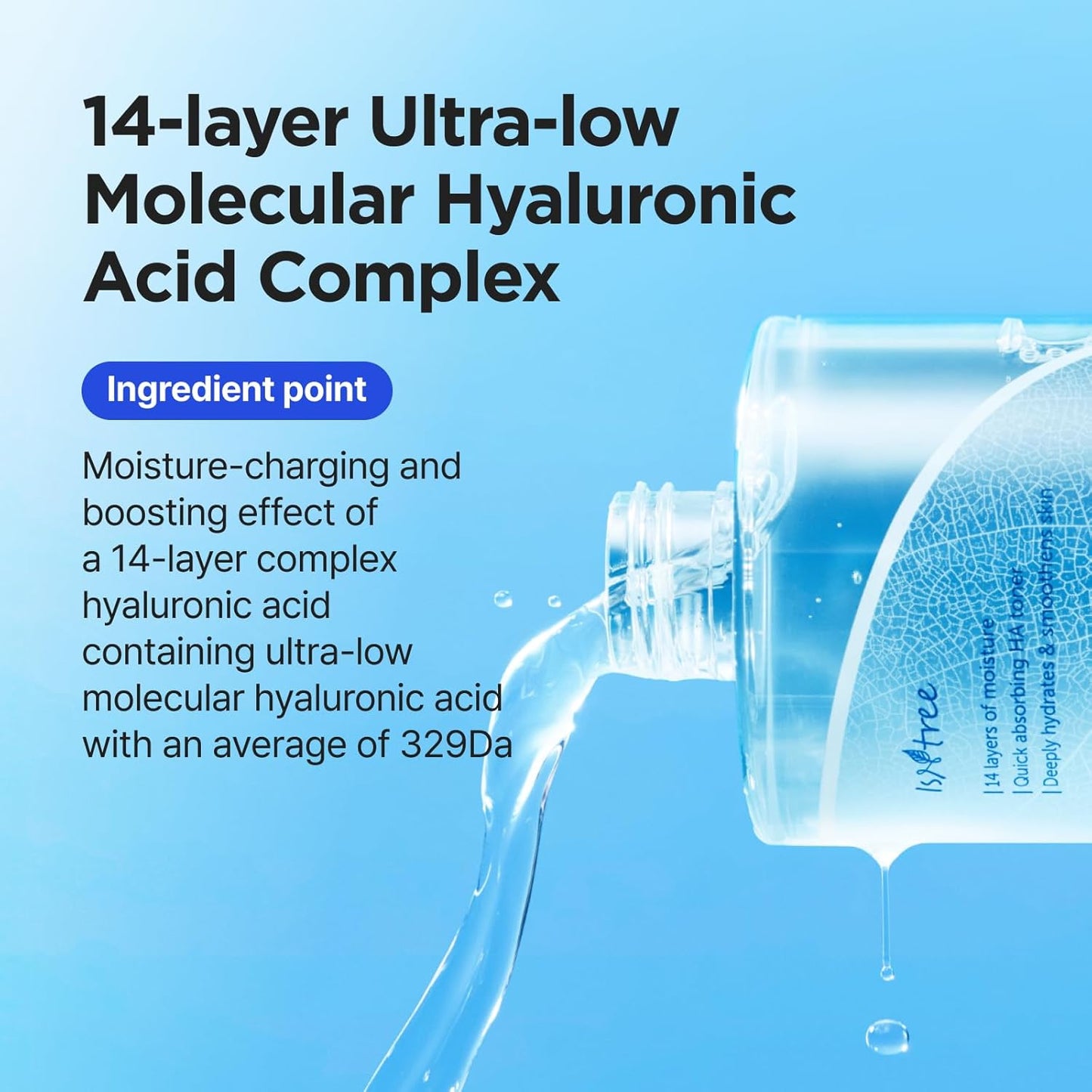 [Isntree] Ultra-Low Molecular Hyaluronic Acid Toner 300ml