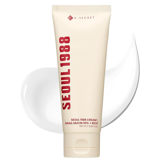 [KSECRET] SEOUL 1988 Cream: Snail Mucin 93% + Rice 100g