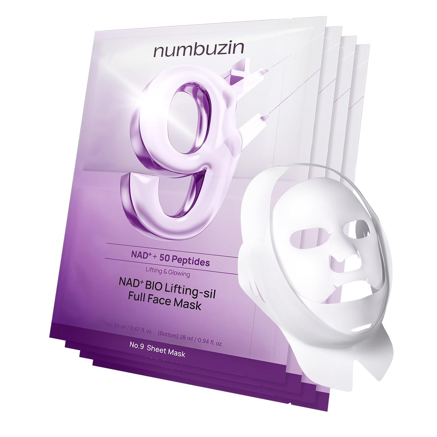 [NUMBUZIN] No. 9 NAD Bio Lifting-sil Full Face Pack Sheet (1ea)