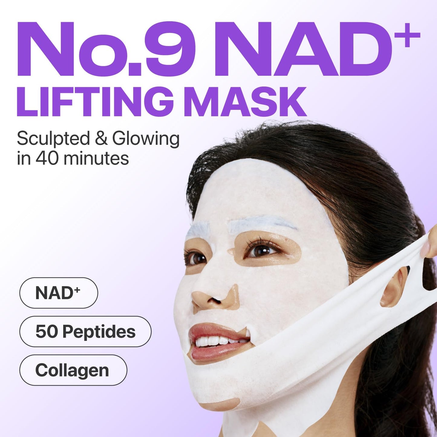 [NUMBUZIN] No. 9 NAD Bio Lifting-sil Full Face Pack Sheet (1ea)