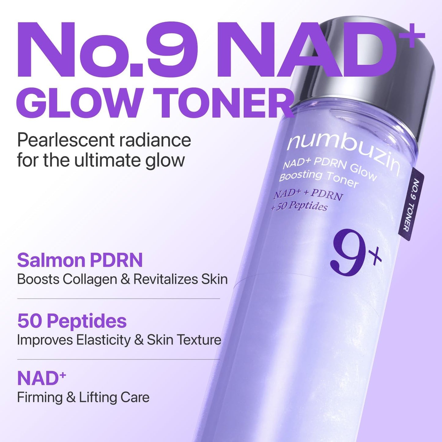 [NUMBUZIN] No.9+ NAD+ PDRN Glow Boosting Toner