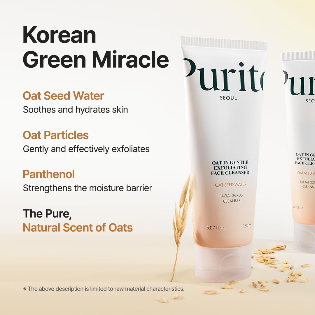 [PURITO] Oat-in Gentle Exfolating Face Cleanser