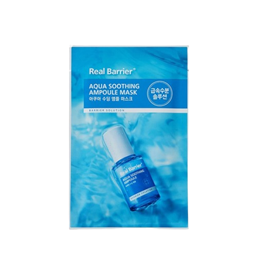 [REAL BARRIER] Aqua Soothing Ampoule Mask 28mlx10