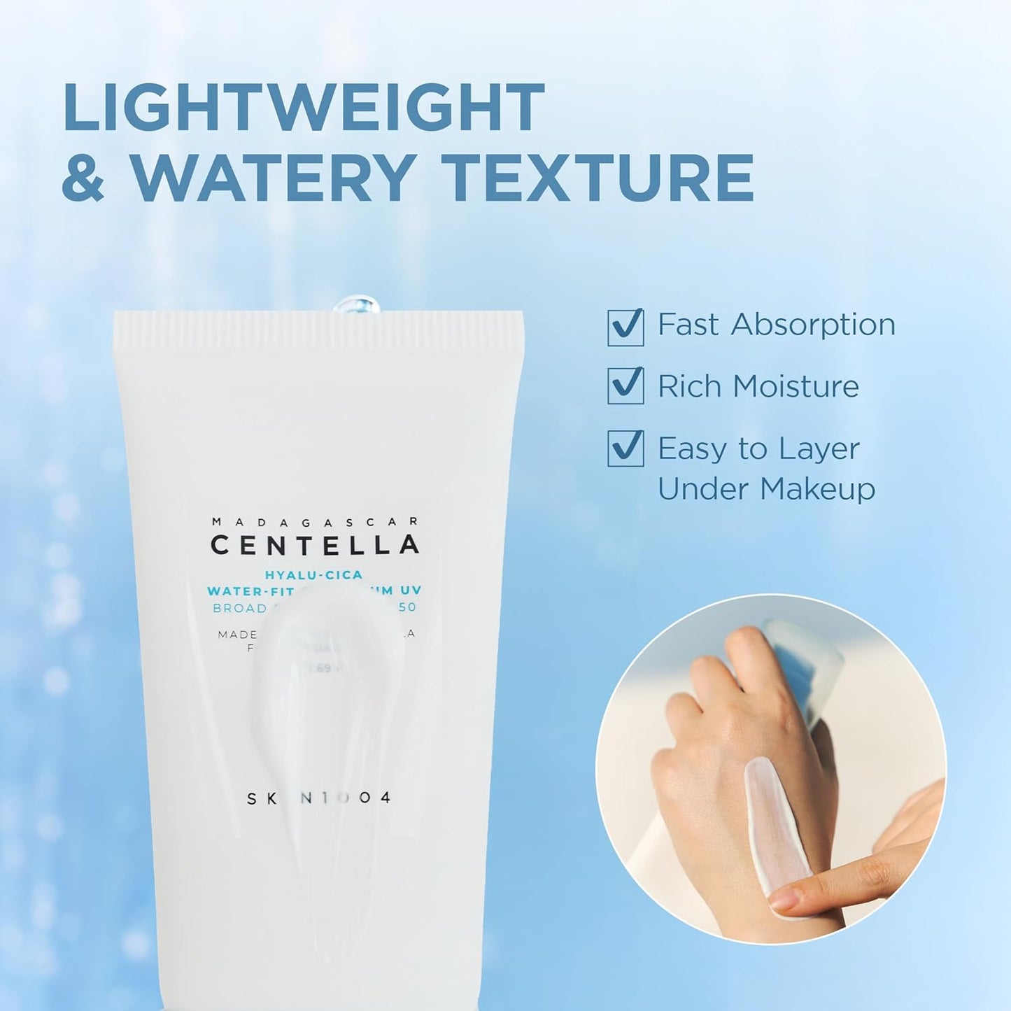 [SKIN1004] Madagascar Centella Hyalu-Cica Water-Fit Sun serum 50ml