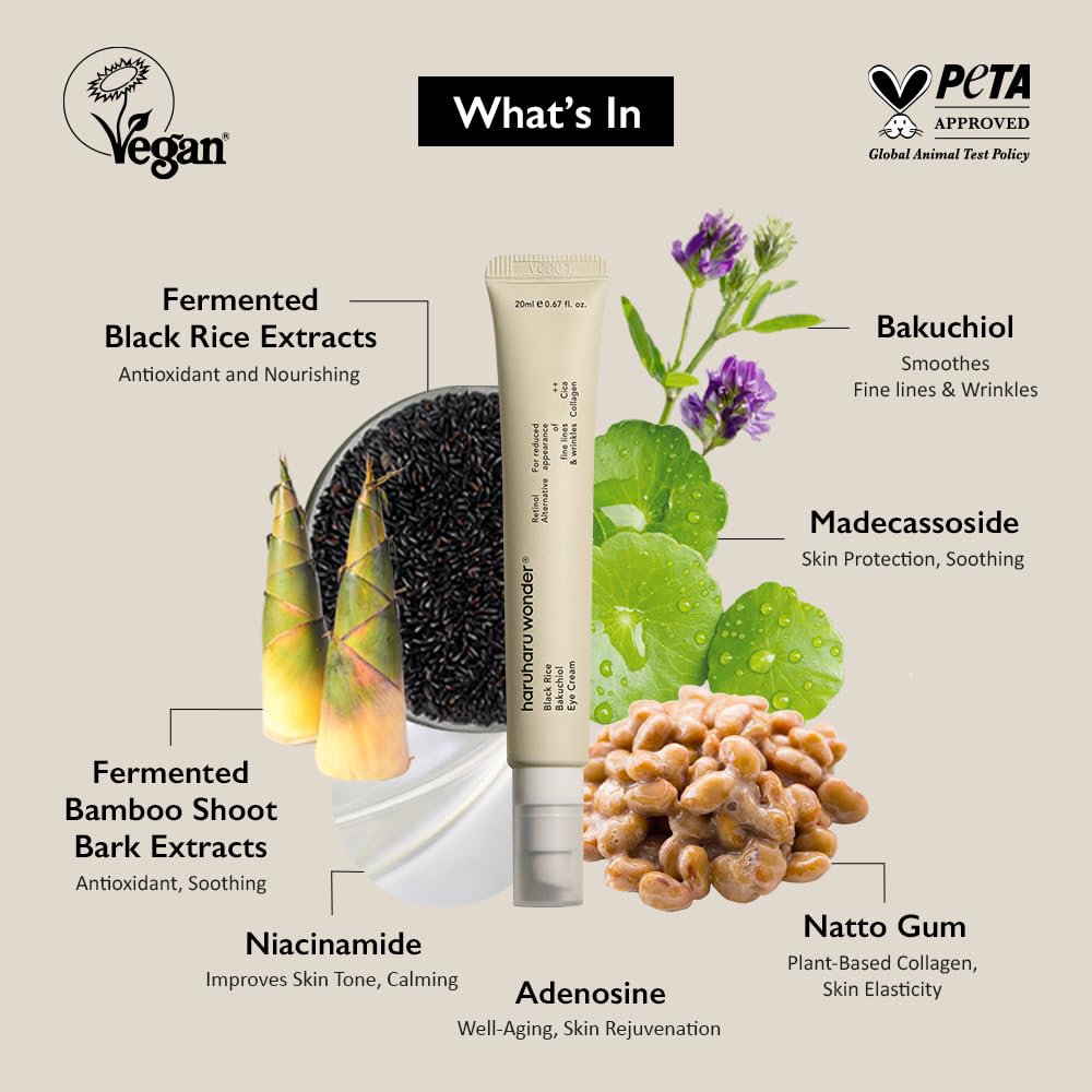 [haruharu wonder] Black Rice Bakuchiol Eye Cream 20ml