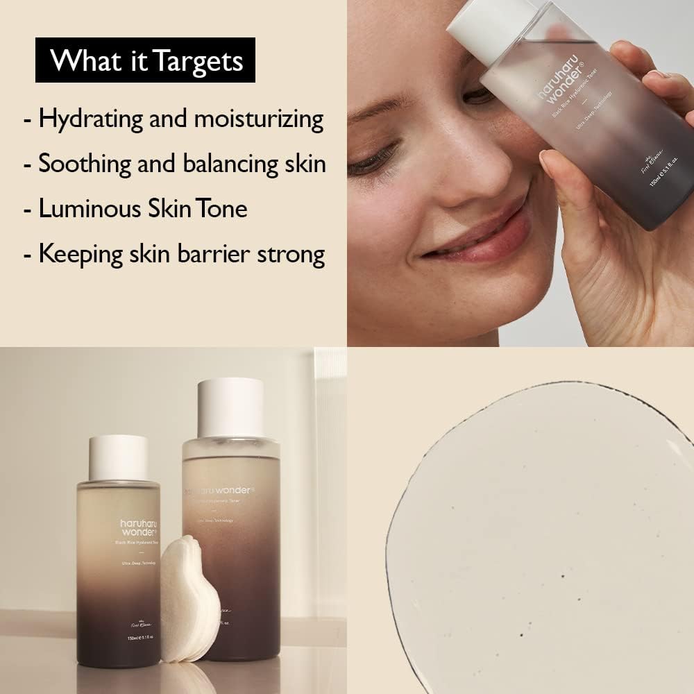 [haruharu wonder] Black Rice Hyaluronic Toner 300ml